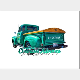 1954 Chevrolet Advance Design 3100 Pickup Truck Posters and Art